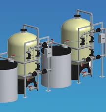 玻璃鋼全自動軟水器